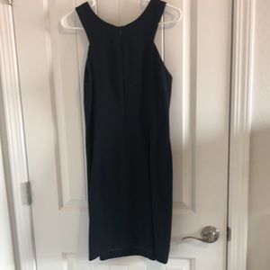Laundry Dark Navy Sleeveless Fitted Sheath Dress Sz 10.